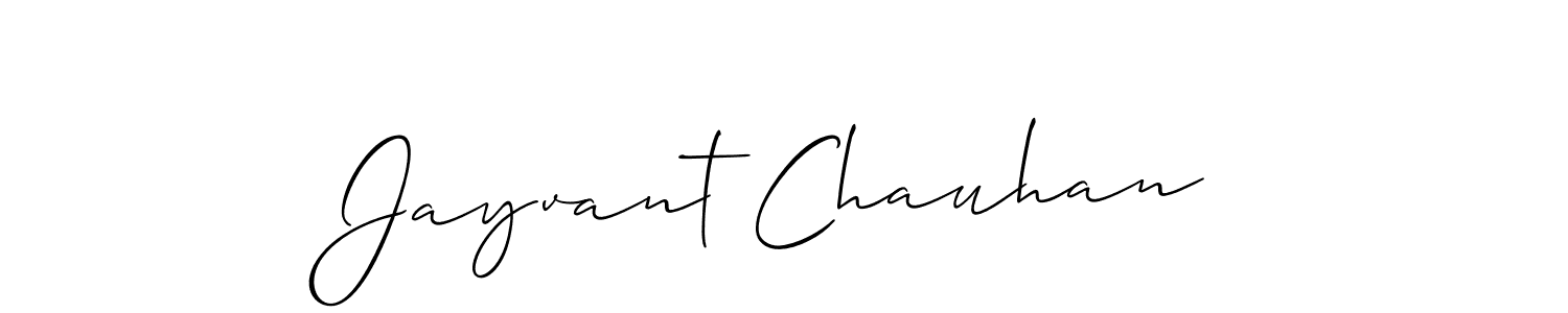 It looks lik you need a new signature style for name Jayvant Chauhan. Design unique handwritten (Allison_Script) signature with our free signature maker in just a few clicks. Jayvant Chauhan signature style 2 images and pictures png