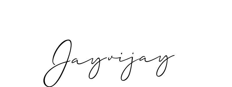 Jayvijay stylish signature style. Best Handwritten Sign (Allison_Script) for my name. Handwritten Signature Collection Ideas for my name Jayvijay. Jayvijay signature style 2 images and pictures png