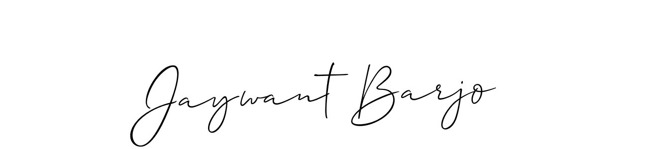 This is the best signature style for the Jaywant Barjo name. Also you like these signature font (Allison_Script). Mix name signature. Jaywant Barjo signature style 2 images and pictures png