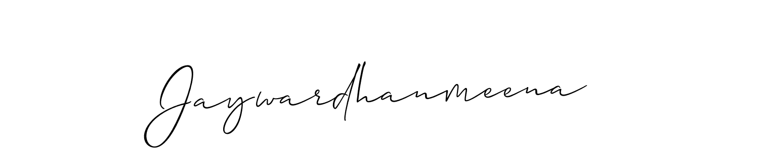 You should practise on your own different ways (Allison_Script) to write your name (Jaywardhanmeena) in signature. don't let someone else do it for you. Jaywardhanmeena signature style 2 images and pictures png