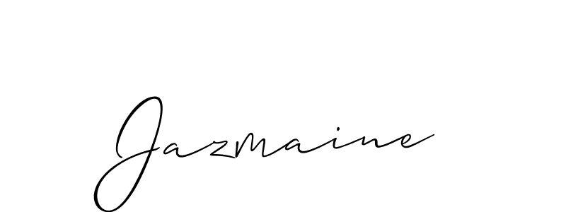 Also we have Jazmaine name is the best signature style. Create professional handwritten signature collection using Allison_Script autograph style. Jazmaine signature style 2 images and pictures png