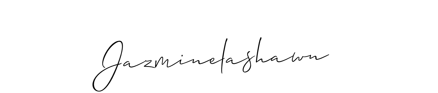 Best and Professional Signature Style for Jazminelashawn. Allison_Script Best Signature Style Collection. Jazminelashawn signature style 2 images and pictures png