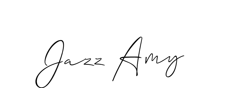 Best and Professional Signature Style for Jazz Amy. Allison_Script Best Signature Style Collection. Jazz Amy signature style 2 images and pictures png