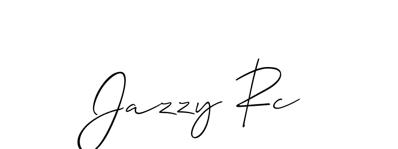 Best and Professional Signature Style for Jazzy Rc. Allison_Script Best Signature Style Collection. Jazzy Rc signature style 2 images and pictures png