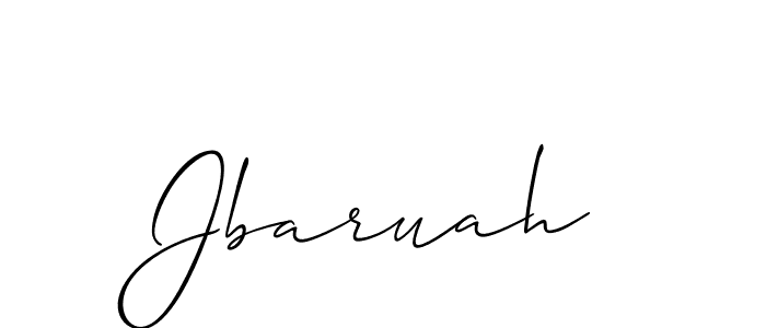 if you are searching for the best signature style for your name Jbaruah. so please give up your signature search. here we have designed multiple signature styles  using Allison_Script. Jbaruah signature style 2 images and pictures png