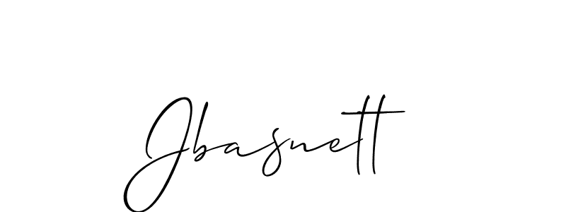 Best and Professional Signature Style for Jbasnett. Allison_Script Best Signature Style Collection. Jbasnett signature style 2 images and pictures png