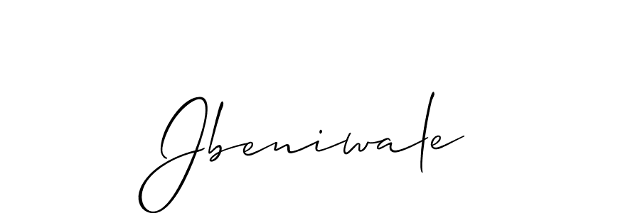 How to make Jbeniwale name signature. Use Allison_Script style for creating short signs online. This is the latest handwritten sign. Jbeniwale signature style 2 images and pictures png