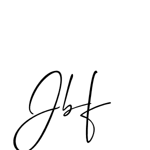 You should practise on your own different ways (Allison_Script) to write your name (Jbf) in signature. don't let someone else do it for you. Jbf signature style 2 images and pictures png