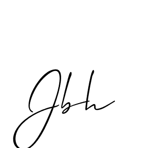 You should practise on your own different ways (Allison_Script) to write your name (Jbh) in signature. don't let someone else do it for you. Jbh signature style 2 images and pictures png