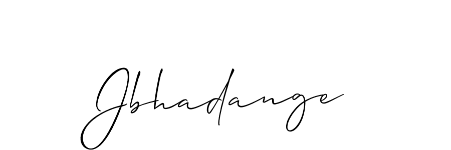 if you are searching for the best signature style for your name Jbhadange. so please give up your signature search. here we have designed multiple signature styles  using Allison_Script. Jbhadange signature style 2 images and pictures png