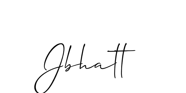 The best way (Allison_Script) to make a short signature is to pick only two or three words in your name. The name Jbhatt include a total of six letters. For converting this name. Jbhatt signature style 2 images and pictures png