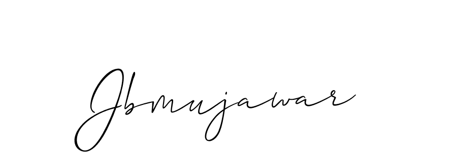 How to make Jbmujawar name signature. Use Allison_Script style for creating short signs online. This is the latest handwritten sign. Jbmujawar signature style 2 images and pictures png