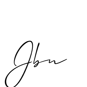 Use a signature maker to create a handwritten signature online. With this signature software, you can design (Allison_Script) your own signature for name Jbn. Jbn signature style 2 images and pictures png