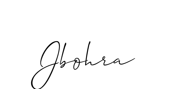 The best way (Allison_Script) to make a short signature is to pick only two or three words in your name. The name Jbohra include a total of six letters. For converting this name. Jbohra signature style 2 images and pictures png