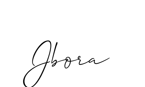 You should practise on your own different ways (Allison_Script) to write your name (Jbora) in signature. don't let someone else do it for you. Jbora signature style 2 images and pictures png