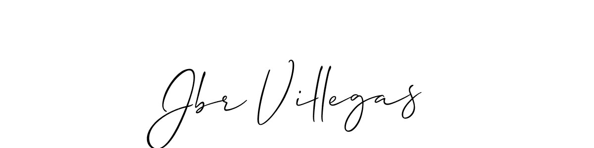 Make a beautiful signature design for name Jbr Villegas. With this signature (Allison_Script) style, you can create a handwritten signature for free. Jbr Villegas signature style 2 images and pictures png