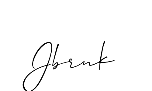 You should practise on your own different ways (Allison_Script) to write your name (Jbrnk) in signature. don't let someone else do it for you. Jbrnk signature style 2 images and pictures png
