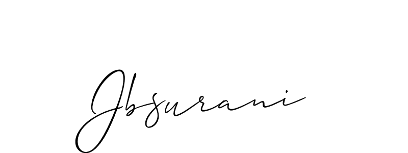 Also we have Jbsurani name is the best signature style. Create professional handwritten signature collection using Allison_Script autograph style. Jbsurani signature style 2 images and pictures png