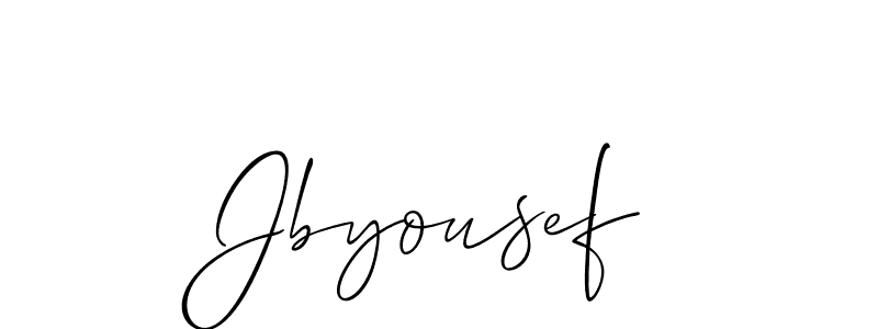 Make a beautiful signature design for name Jbyousef. Use this online signature maker to create a handwritten signature for free. Jbyousef signature style 2 images and pictures png