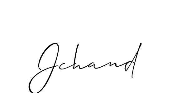 if you are searching for the best signature style for your name Jchand. so please give up your signature search. here we have designed multiple signature styles  using Allison_Script. Jchand signature style 2 images and pictures png
