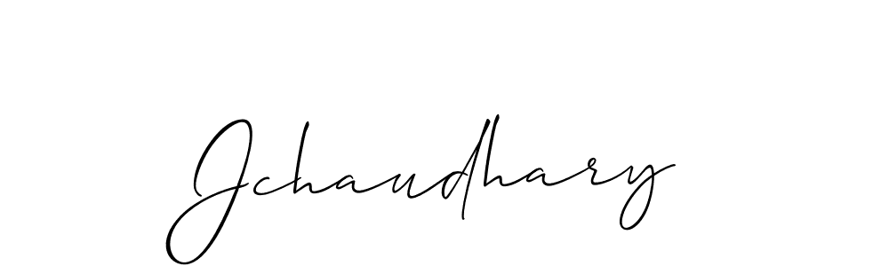 Also You can easily find your signature by using the search form. We will create Jchaudhary name handwritten signature images for you free of cost using Allison_Script sign style. Jchaudhary signature style 2 images and pictures png