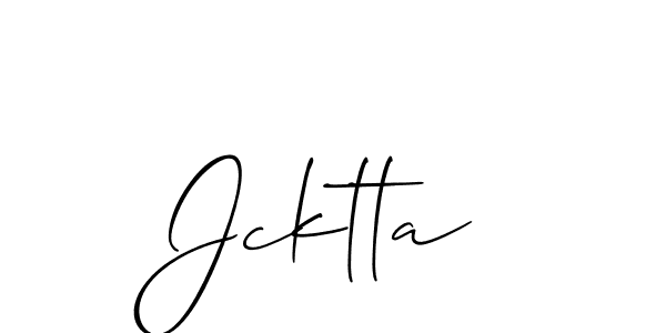 Also You can easily find your signature by using the search form. We will create Jcktta name handwritten signature images for you free of cost using Allison_Script sign style. Jcktta signature style 2 images and pictures png