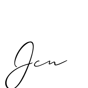 The best way (Allison_Script) to make a short signature is to pick only two or three words in your name. The name Jcn include a total of six letters. For converting this name. Jcn signature style 2 images and pictures png