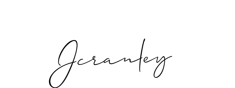 Also we have Jcranley name is the best signature style. Create professional handwritten signature collection using Allison_Script autograph style. Jcranley signature style 2 images and pictures png