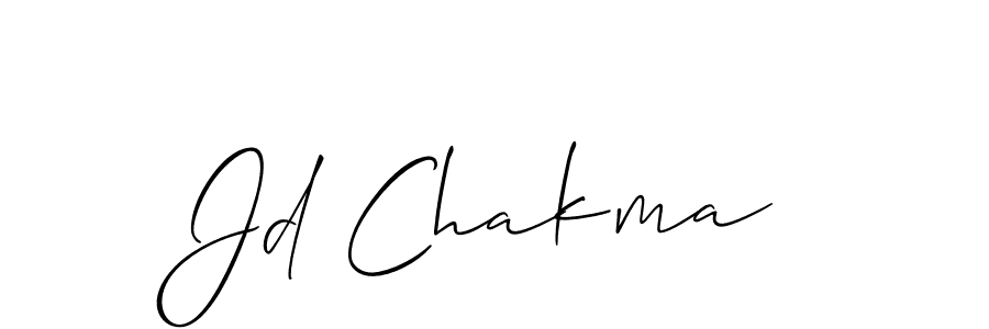 You should practise on your own different ways (Allison_Script) to write your name (Jd Chakma) in signature. don't let someone else do it for you. Jd Chakma signature style 2 images and pictures png