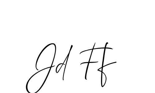 Similarly Allison_Script is the best handwritten signature design. Signature creator online .You can use it as an online autograph creator for name Jd Ff. Jd Ff signature style 2 images and pictures png