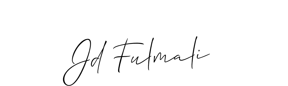 You can use this online signature creator to create a handwritten signature for the name Jd Fulmali. This is the best online autograph maker. Jd Fulmali signature style 2 images and pictures png