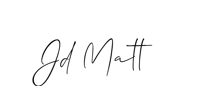 This is the best signature style for the Jd Matt name. Also you like these signature font (Allison_Script). Mix name signature. Jd Matt signature style 2 images and pictures png