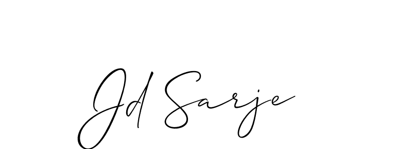 Here are the top 10 professional signature styles for the name Jd Sarje. These are the best autograph styles you can use for your name. Jd Sarje signature style 2 images and pictures png