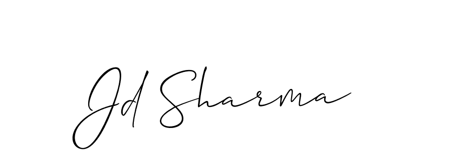 It looks lik you need a new signature style for name Jd Sharma. Design unique handwritten (Allison_Script) signature with our free signature maker in just a few clicks. Jd Sharma signature style 2 images and pictures png