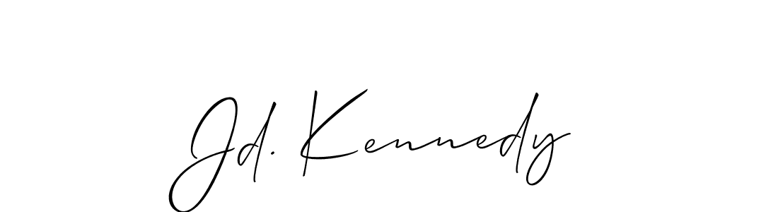 Check out images of Autograph of Jd. Kennedy name. Actor Jd. Kennedy Signature Style. Allison_Script is a professional sign style online. Jd. Kennedy signature style 2 images and pictures png