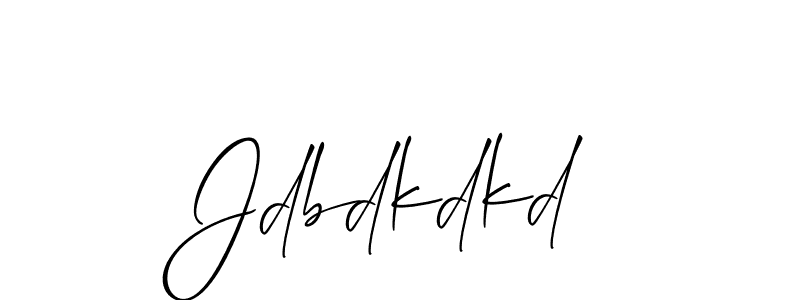 Once you've used our free online signature maker to create your best signature Allison_Script style, it's time to enjoy all of the benefits that Jdbdkdkd name signing documents. Jdbdkdkd signature style 2 images and pictures png