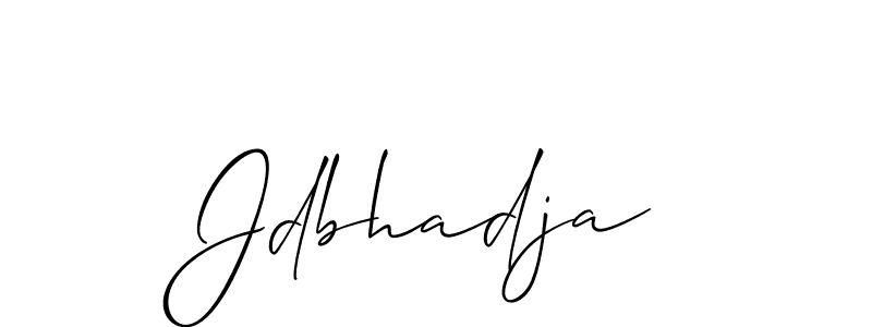 Make a short Jdbhadja signature style. Manage your documents anywhere anytime using Allison_Script. Create and add eSignatures, submit forms, share and send files easily. Jdbhadja signature style 2 images and pictures png
