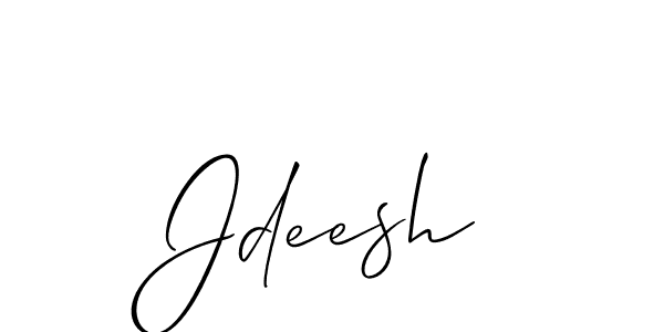 Jdeesh stylish signature style. Best Handwritten Sign (Allison_Script) for my name. Handwritten Signature Collection Ideas for my name Jdeesh. Jdeesh signature style 2 images and pictures png