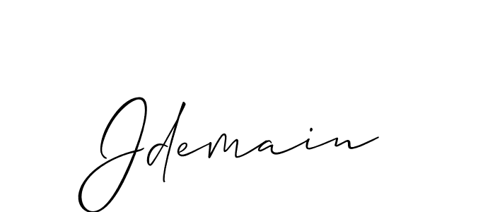 Best and Professional Signature Style for Jdemain. Allison_Script Best Signature Style Collection. Jdemain signature style 2 images and pictures png