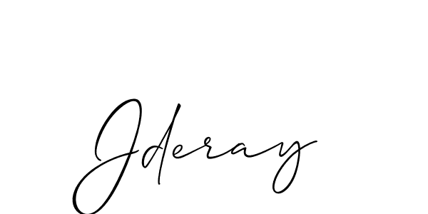 Make a beautiful signature design for name Jderay. Use this online signature maker to create a handwritten signature for free. Jderay signature style 2 images and pictures png