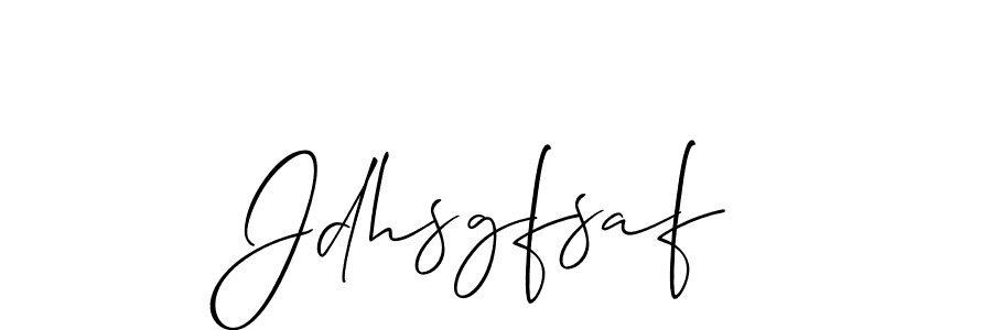 Also You can easily find your signature by using the search form. We will create Jdhsgfsaf name handwritten signature images for you free of cost using Allison_Script sign style. Jdhsgfsaf signature style 2 images and pictures png