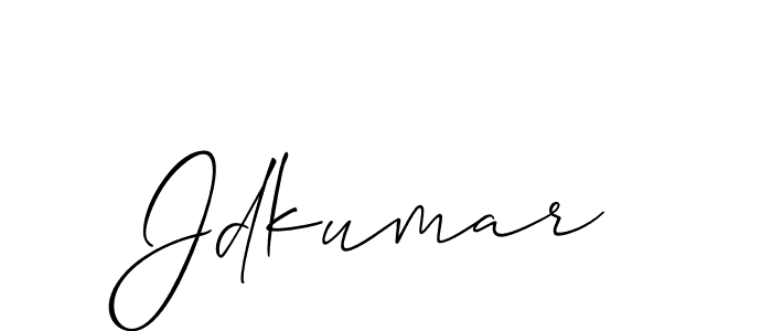 Best and Professional Signature Style for Jdkumar. Allison_Script Best Signature Style Collection. Jdkumar signature style 2 images and pictures png