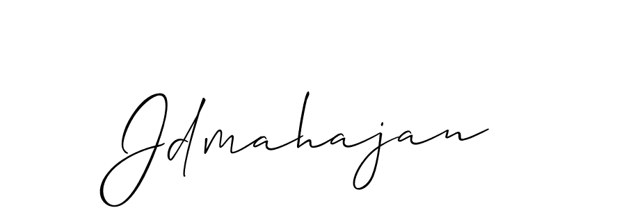 Make a beautiful signature design for name Jdmahajan. With this signature (Allison_Script) style, you can create a handwritten signature for free. Jdmahajan signature style 2 images and pictures png