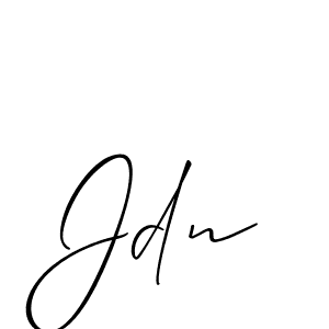 Jdn stylish signature style. Best Handwritten Sign (Allison_Script) for my name. Handwritten Signature Collection Ideas for my name Jdn. Jdn signature style 2 images and pictures png