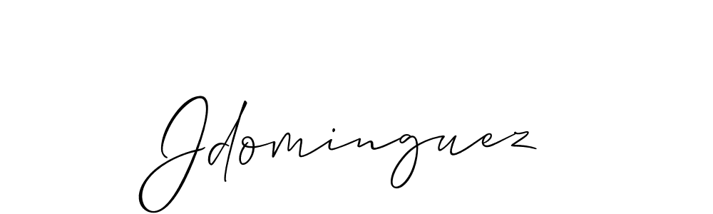 How to make Jdominguez signature? Allison_Script is a professional autograph style. Create handwritten signature for Jdominguez name. Jdominguez signature style 2 images and pictures png