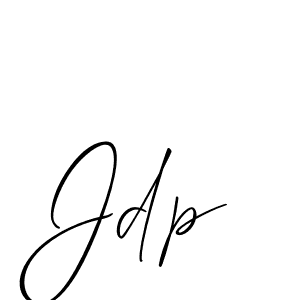 Jdp stylish signature style. Best Handwritten Sign (Allison_Script) for my name. Handwritten Signature Collection Ideas for my name Jdp. Jdp signature style 2 images and pictures png