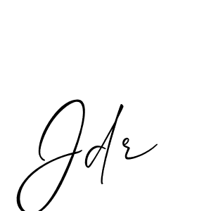 You should practise on your own different ways (Allison_Script) to write your name (Jdr) in signature. don't let someone else do it for you. Jdr signature style 2 images and pictures png