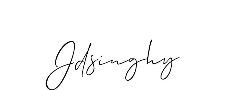 Best and Professional Signature Style for Jdsinghy. Allison_Script Best Signature Style Collection. Jdsinghy signature style 2 images and pictures png