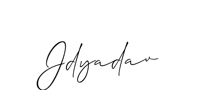 This is the best signature style for the Jdyadav name. Also you like these signature font (Allison_Script). Mix name signature. Jdyadav signature style 2 images and pictures png