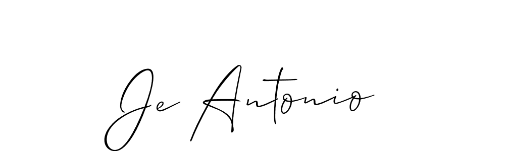 Check out images of Autograph of Je Antonio name. Actor Je Antonio Signature Style. Allison_Script is a professional sign style online. Je Antonio signature style 2 images and pictures png